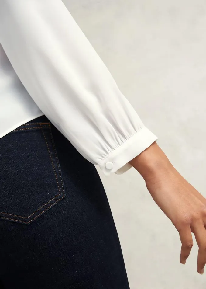 Tops Women HOBBS Peony Blouse Ivory