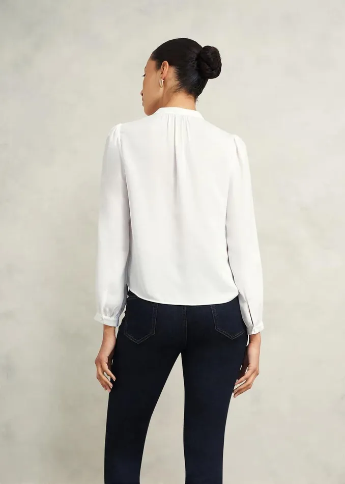 Tops Women HOBBS Peony Blouse Ivory