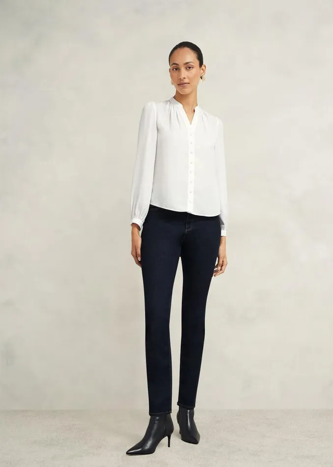 Tops Women HOBBS Peony Blouse Ivory