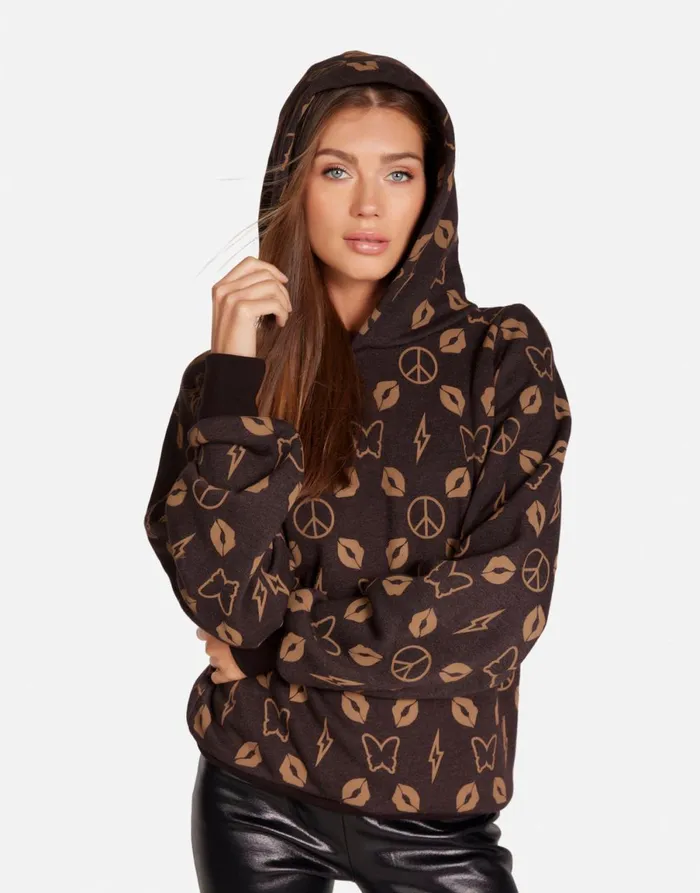Trina Designer Bear Brown Bear Women039s Lauren Moshi Hoodies