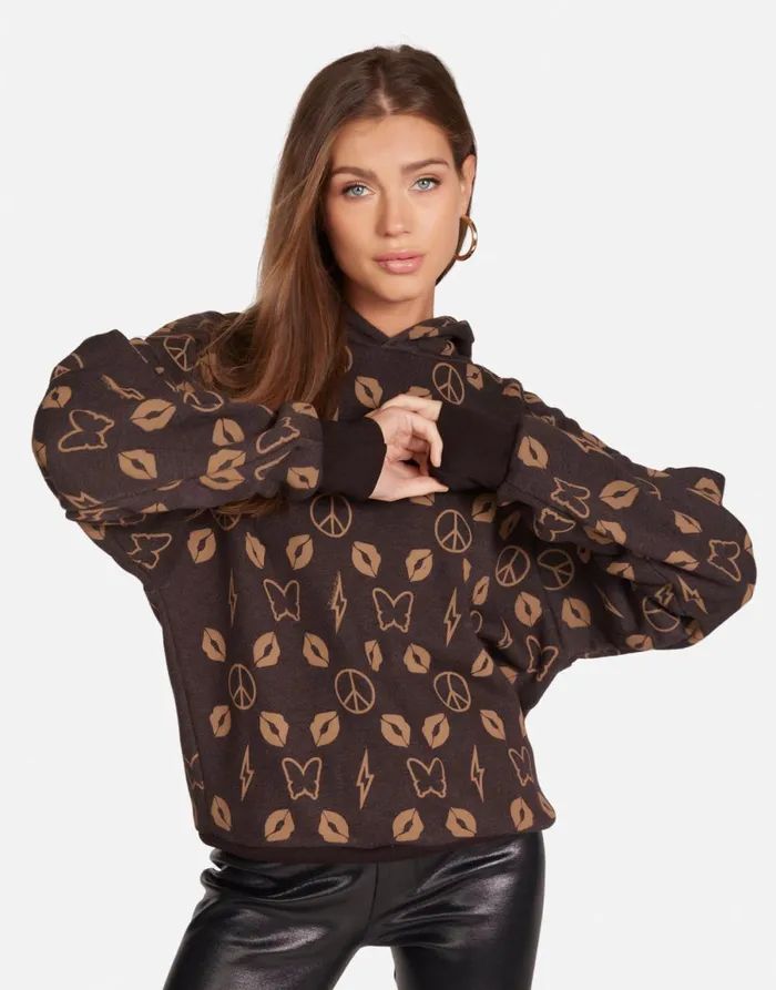 Trina Designer Bear Brown Bear Women039s Lauren Moshi Hoodies