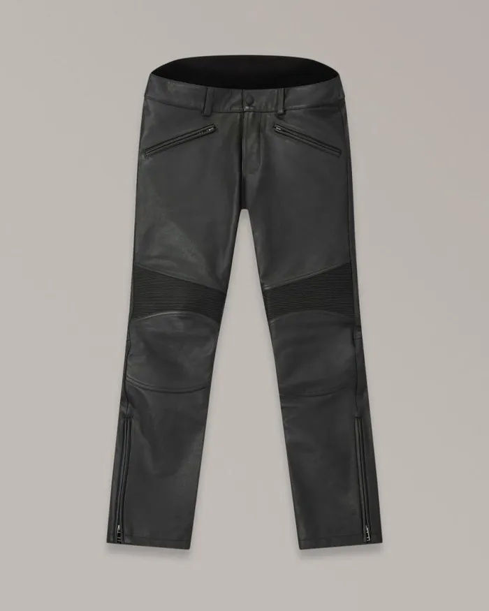 Trousers Men Belstaff Mcgregor Motorcycle Trousers Black