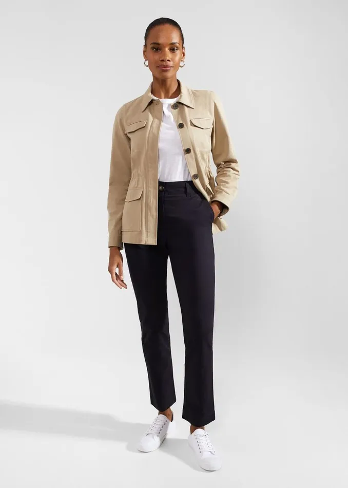 Trousers Women HOBBS Calla Chino Navy