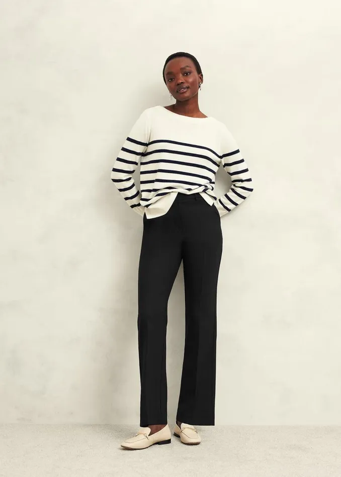 Trousers Women HOBBS Petite Gerrie Trousers Black