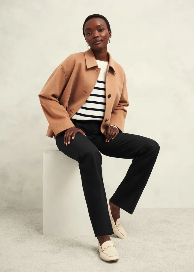 Trousers Women HOBBS Petite Gerrie Trousers Black
