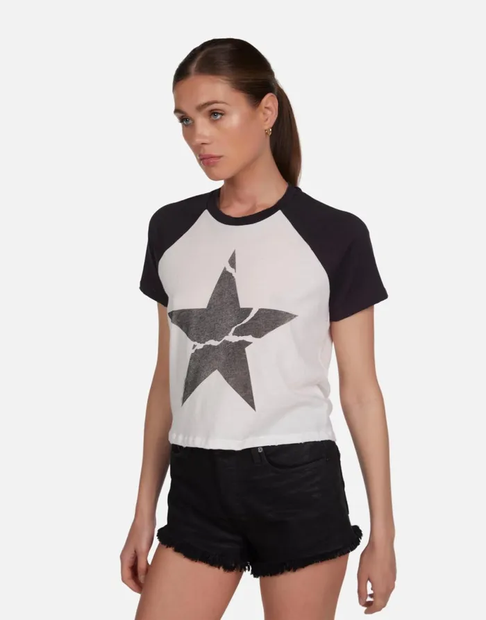 Tula Cracked Star Milkonyx Women039s Lauren Moshi Short Sleeve