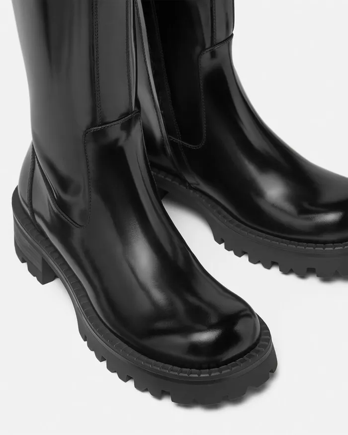 Versace Boots Women Alia KneeHigh Boots 35 Mm Blackgold