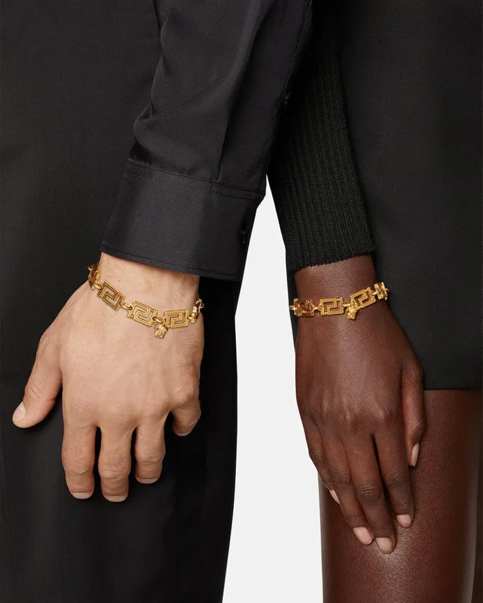 Versace Bracelets WomenMen Greca Bracelet Light Gold