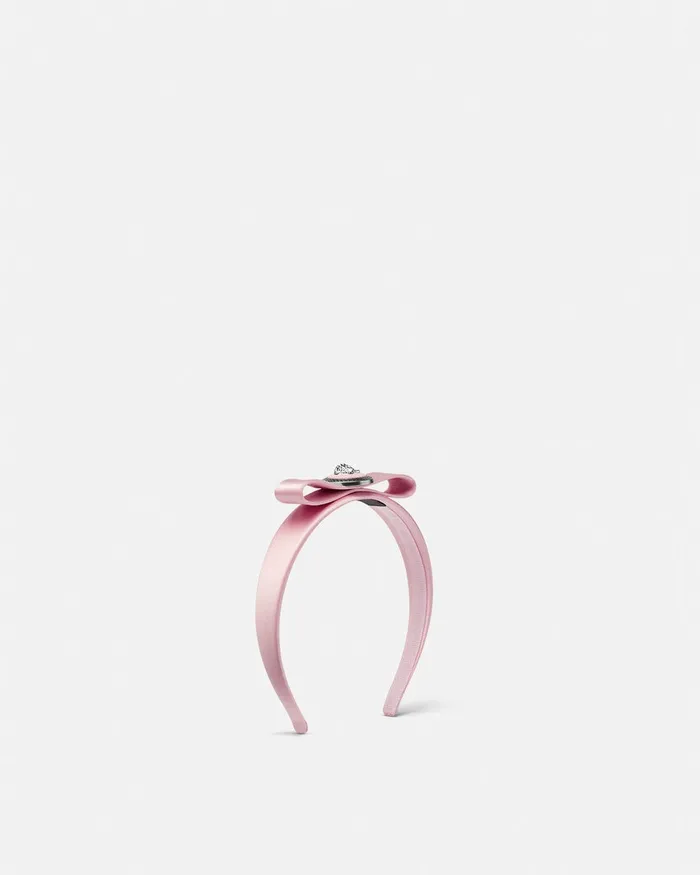 Versace Hair Accessories Women Gianni Ribbon Headband Pink