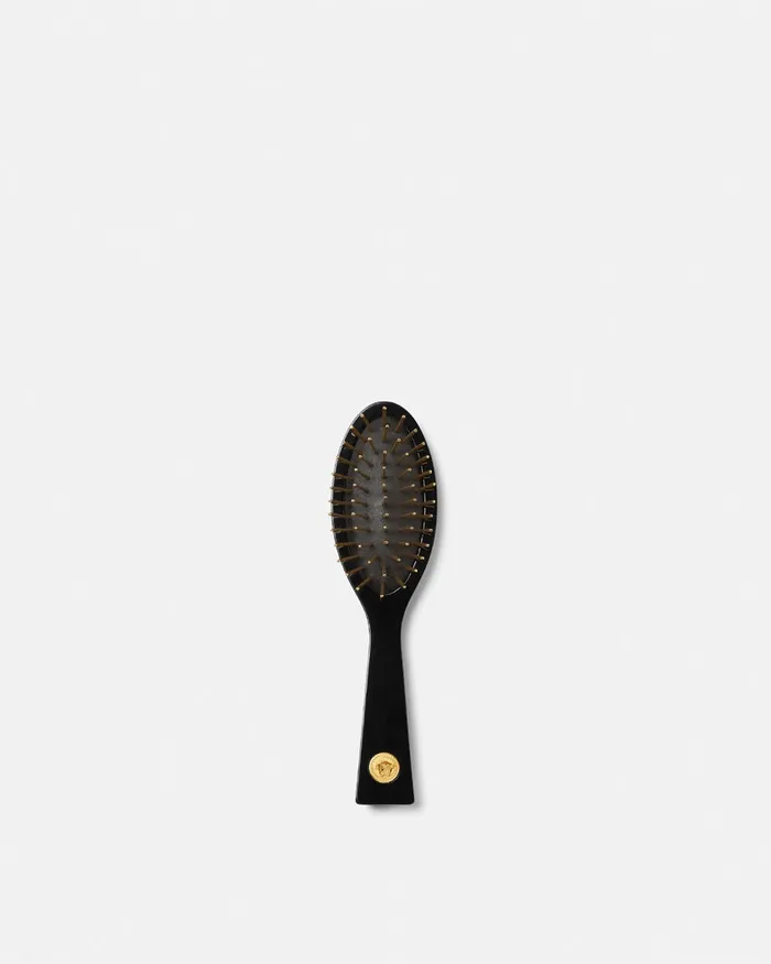 Versace Hair Accessories Women Medusa 03995 Small Hair Brush Black