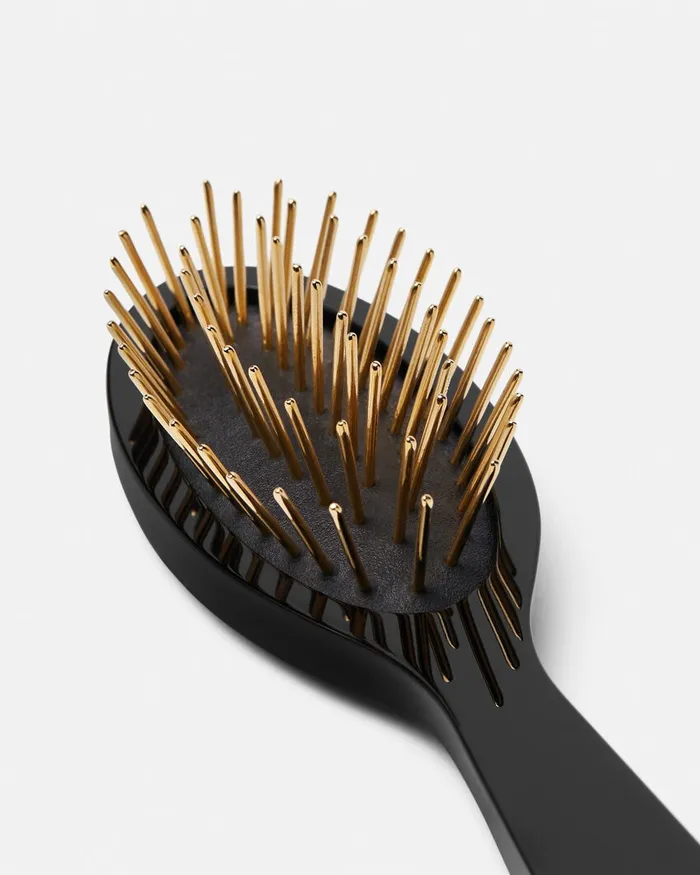 Versace Hair Accessories Women Medusa 03995 Small Hair Brush Black