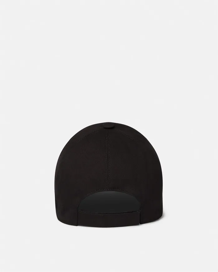 Versace Hats and Caps WomenMen Embroidered Logo Cap Blackgold