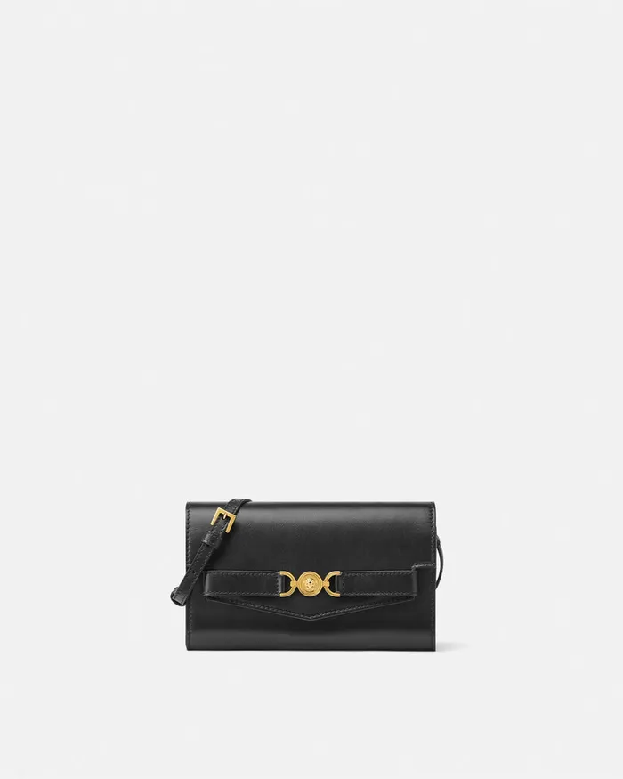 Versace Mini Bags and Clutches Women Medusa 03995 Crossbody Bag Blackgold