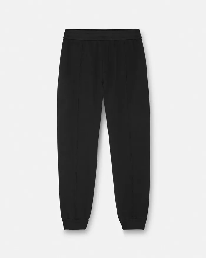 Versace Pants and Shorts Men Logo Sweatpants Black