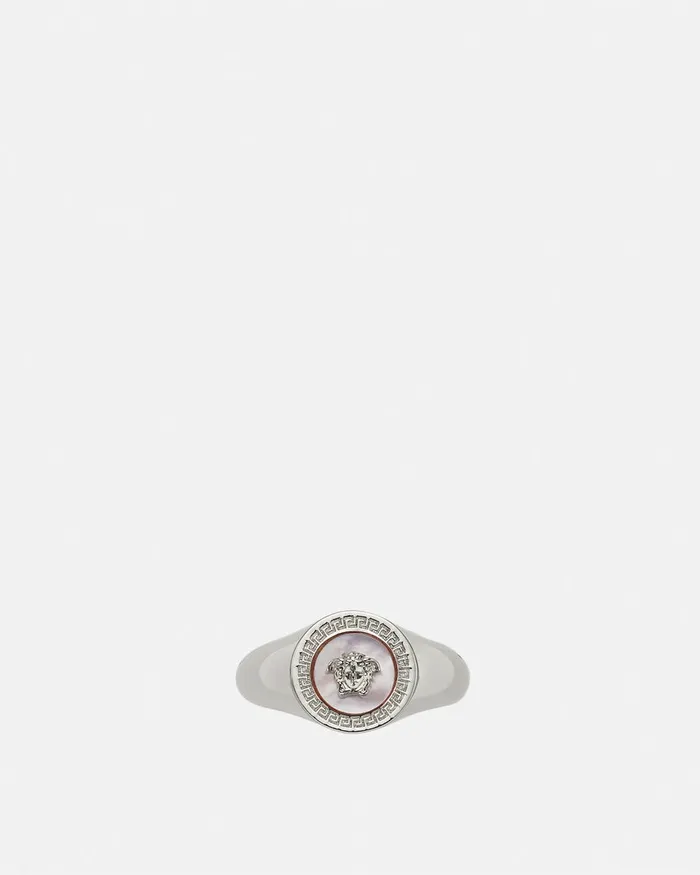 Versace Rings WomenMen Icon Ring Silver