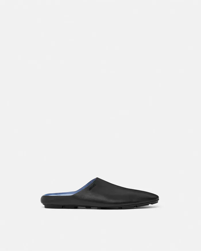 Versace Sandals and Slides Men Villa Slippers Black