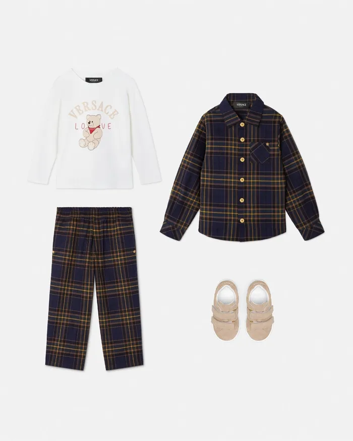 Versace Shirts and Tshirts Kids Love Teddy TShirt Whiteprint