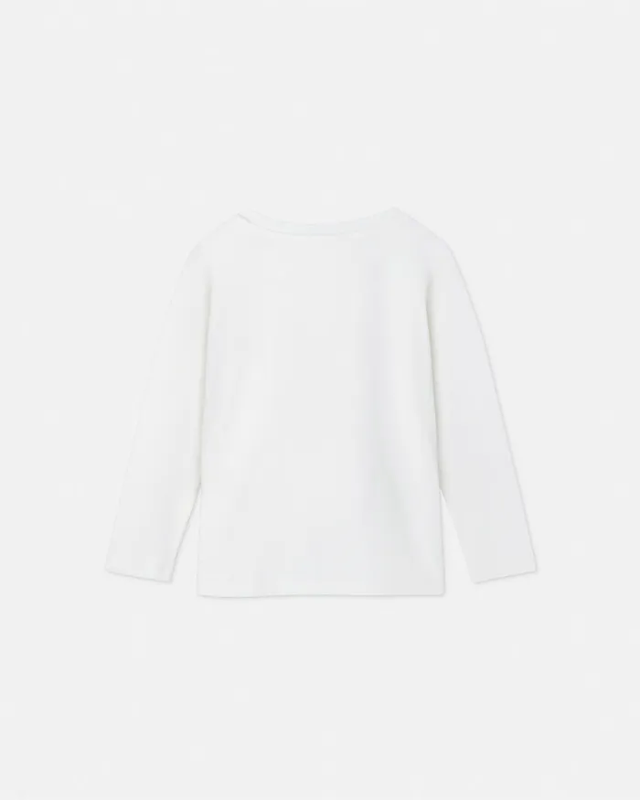 Versace Shirts and Tshirts Kids Love Teddy TShirt Whiteprint