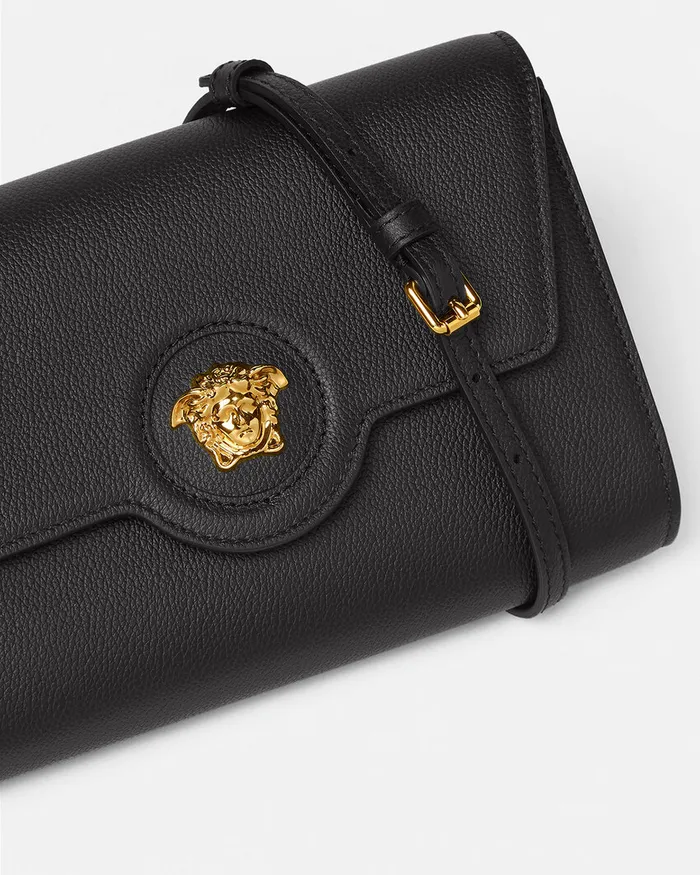 Versace Shoulder and Crossbody Women La Medusa Crossbody Bag Blackgold