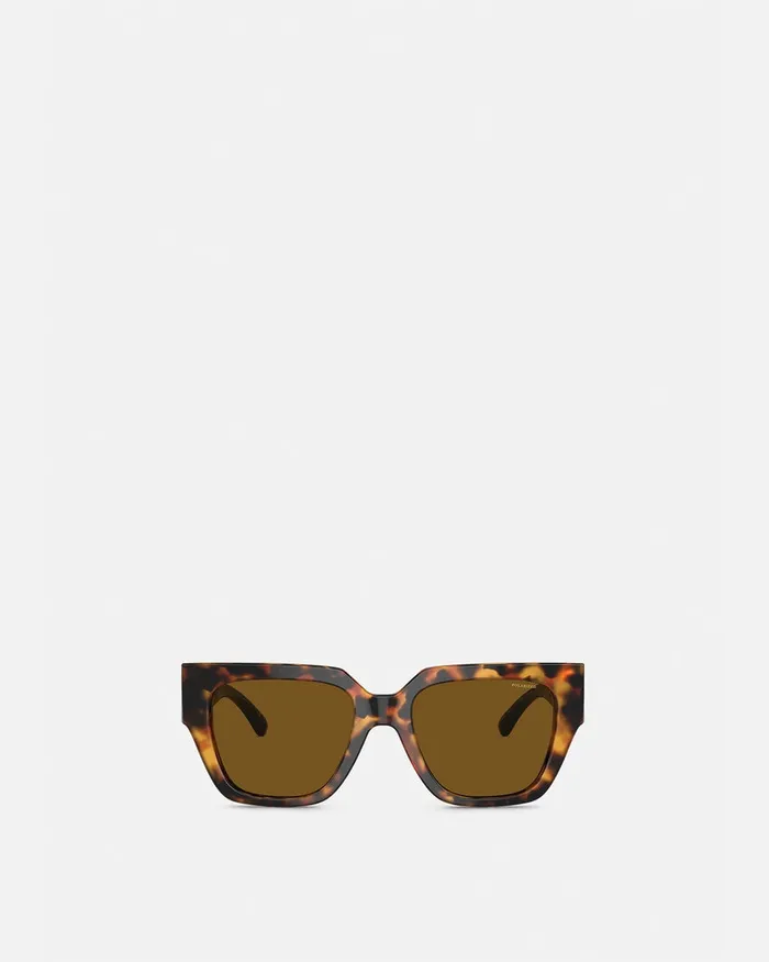 Versace Sunglasses Women Medusa Chain Sunglasses Havana