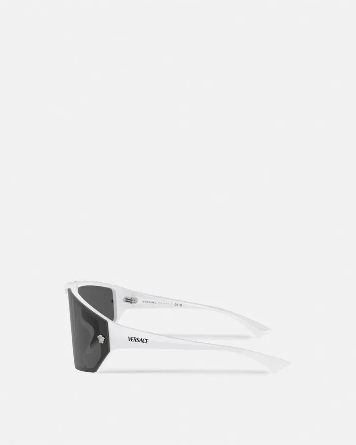 Versace Sunglasses WomenMen Maxi Medusa Horizon Sunglasses Havana