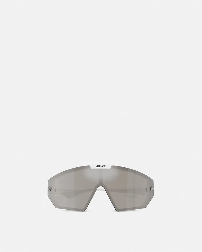 Versace Sunglasses WomenMen Maxi Medusa Horizon Sunglasses Havana