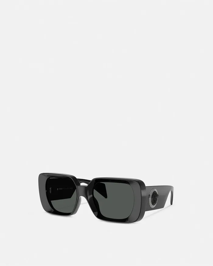 Versace Sunglasses WomenMen Medusa Medallion Sunglasses Blackgold