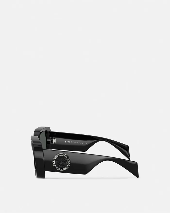 Versace Sunglasses WomenMen Medusa Medallion Sunglasses Blackgold