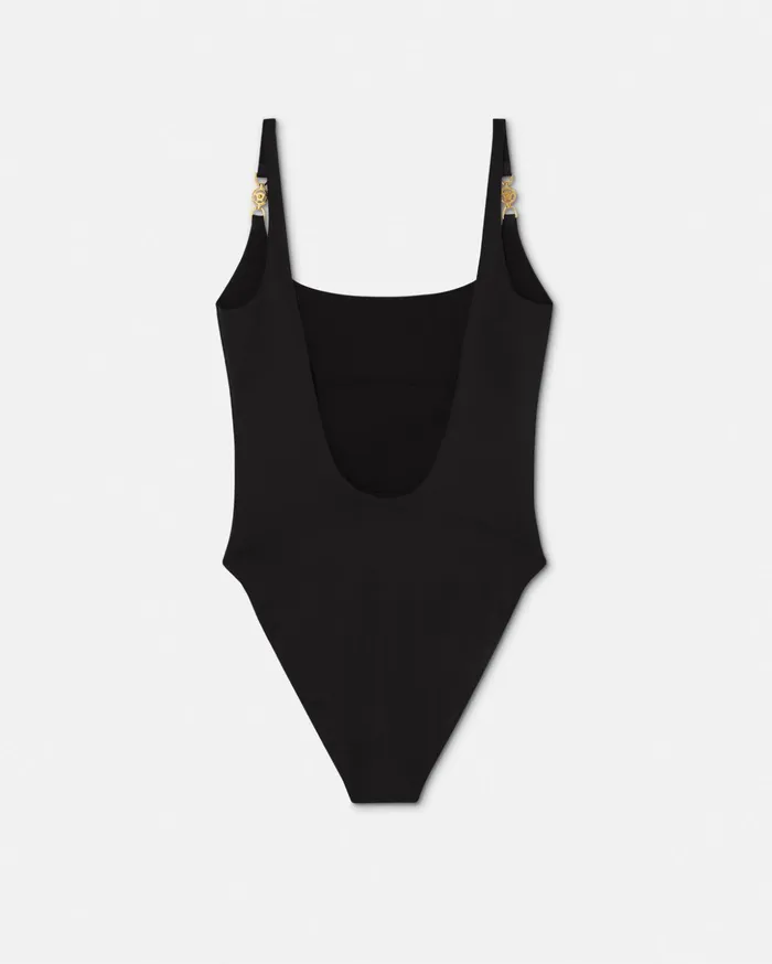 Versace Swimwear Women Medusa 03995 OnePiece Swimsuit Black