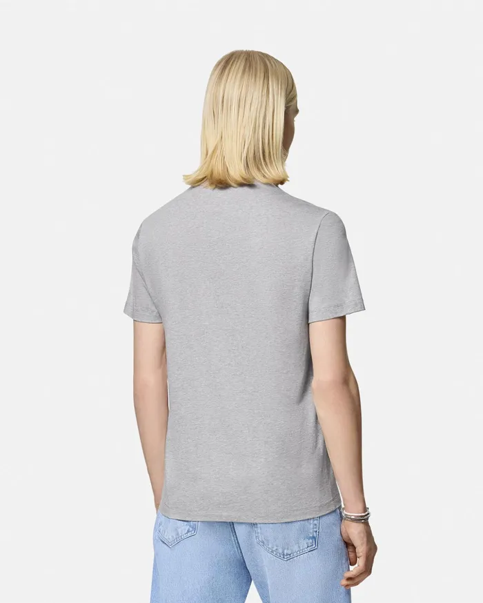 Versace TShirts and Polos Men Medusa Logo TShirt Gray