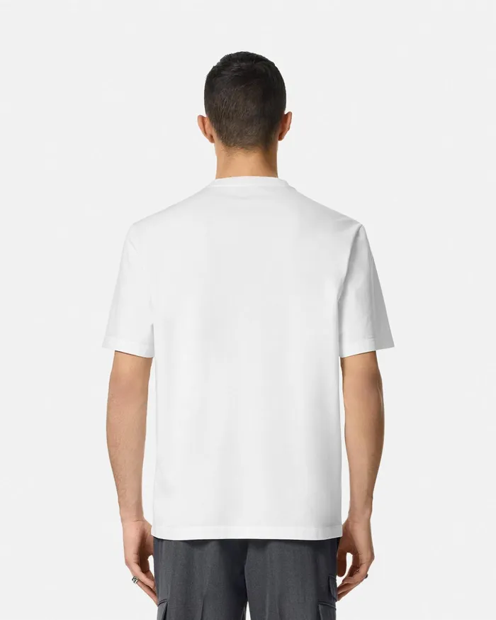 Versace TShirts and Polos Men Medusa Medallion TShirt Whiteprint