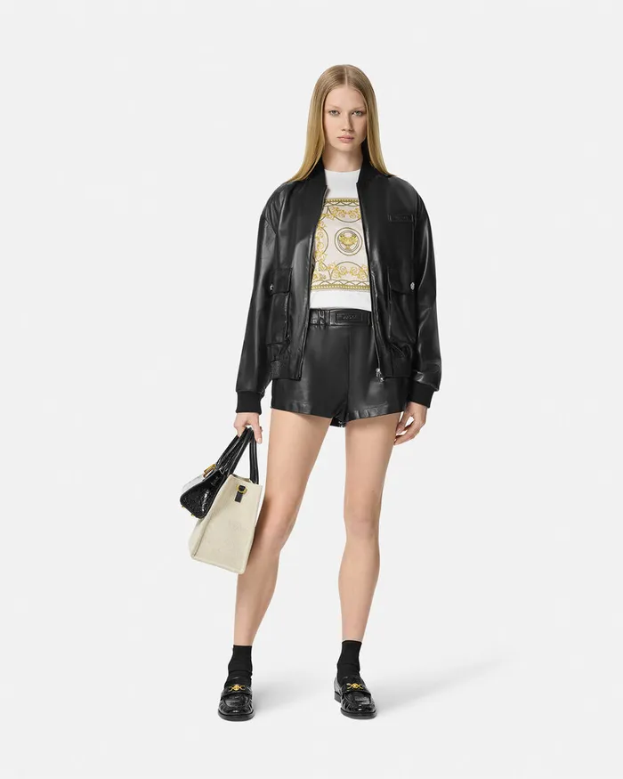Versace TShirts and Sweatshirts Women La Coupe Des Dieux Oversized TShirt Whiteprint