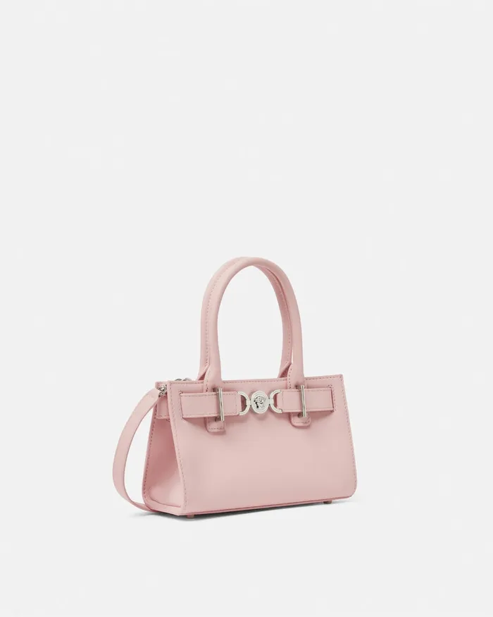 Versace Totes Women Medusa 03995 Small Tote Bag Light Pink