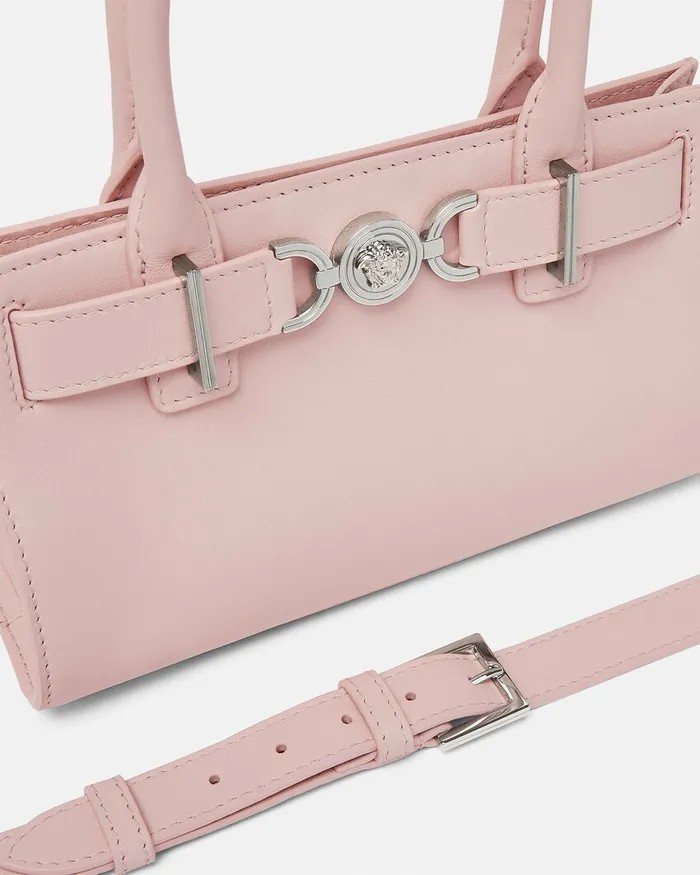 Versace Totes Women Medusa 03995 Small Tote Bag Light Pink