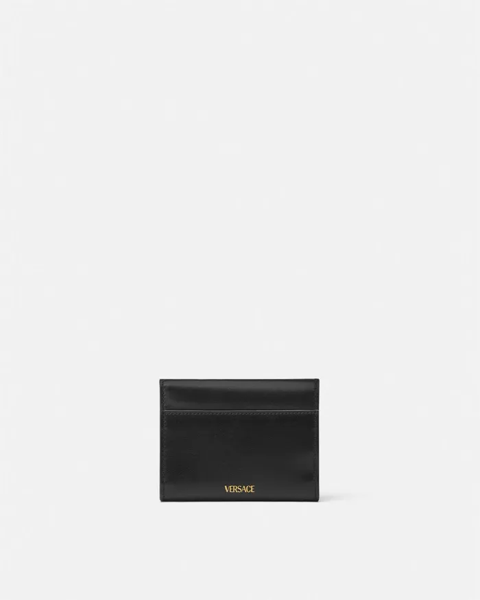 Versace Wallets Women Medusa 03995 Trifold Wallet Blackgold