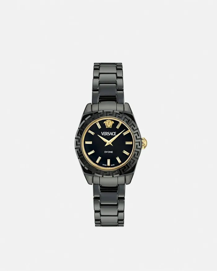 Versace Watches Women Dv One Mini Watch Black