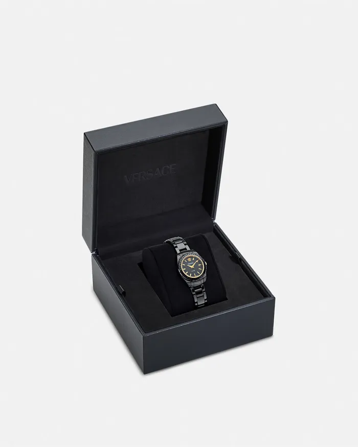 Versace Watches Women Dv One Mini Watch Black