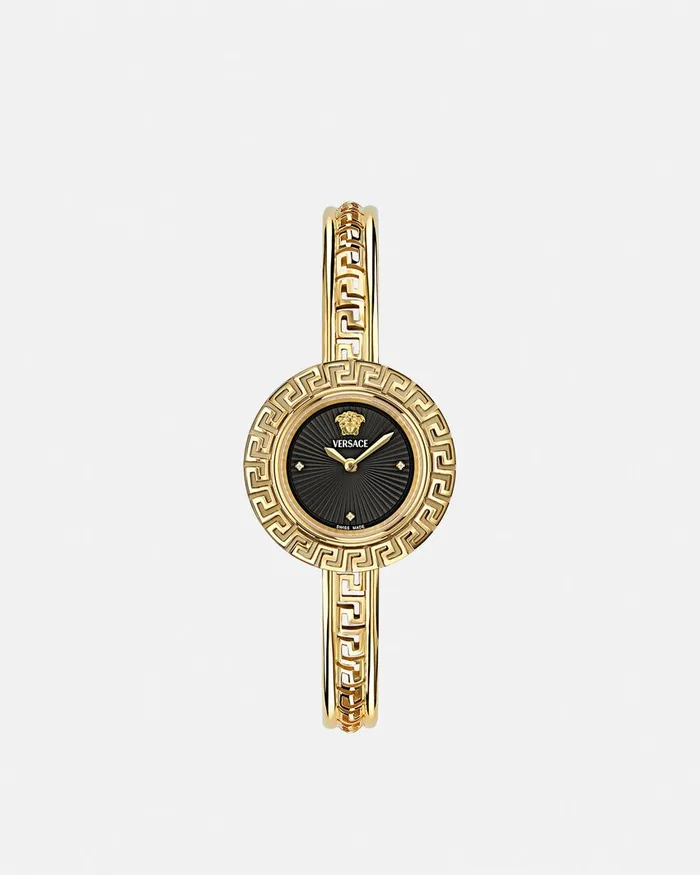 Versace Watches Women La Greca Watch Blackgold
