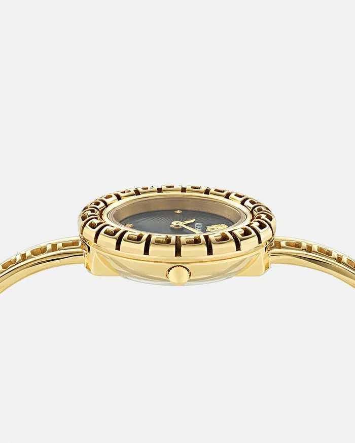 Versace Watches Women La Greca Watch Blackgold