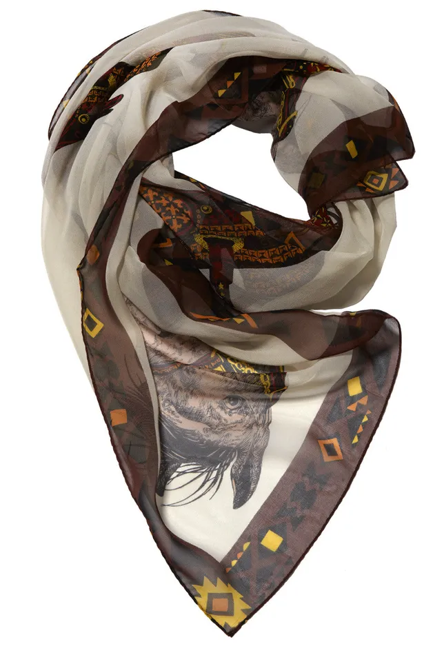Victoria Horse Silk Chiffon Scarf Tan Women039s Lauren Moshi Lifestyle Victoria Horse Silk Chiffon Scarf Tan Women039s Lauren Moshi Lifestyle