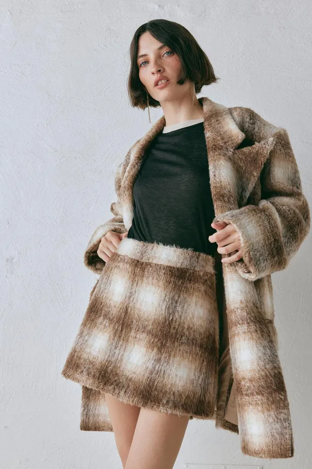 VRG GRL Alexa Blazer Plaid Women JacketsCoats VRG GRL Alexa Blazer Plaid Women JacketsCoats