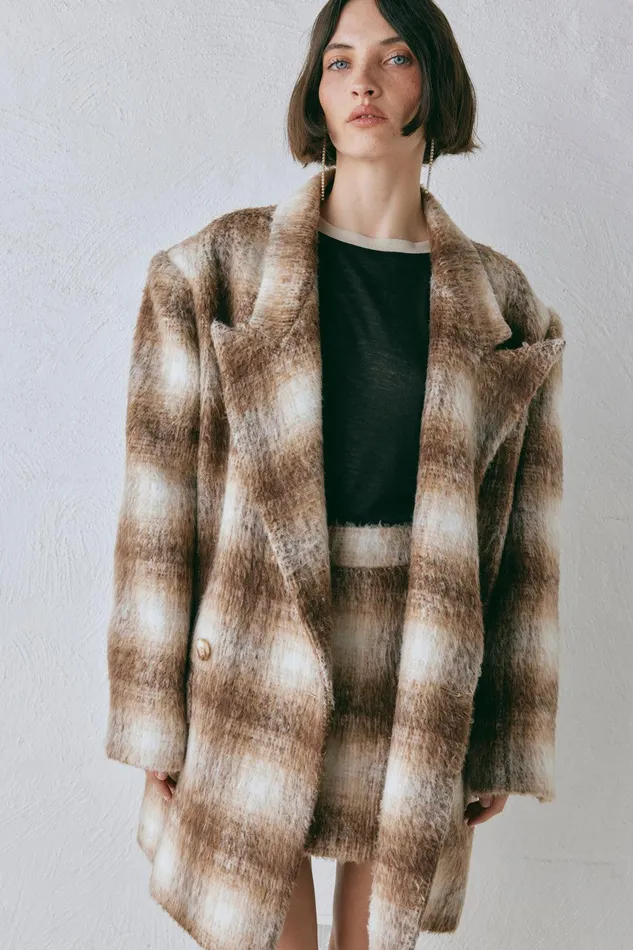 VRG GRL Alexa Blazer Plaid Women JacketsCoats VRG GRL Alexa Blazer Plaid Women JacketsCoats