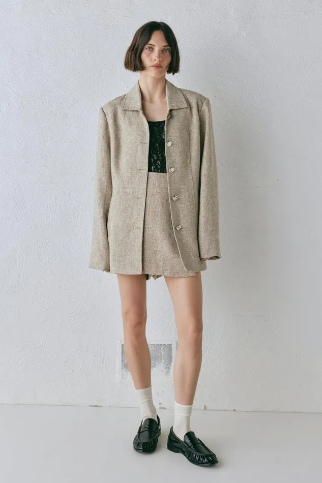 VRG GRL Esti Jacket Wheat Women Sets VRG GRL Esti Jacket Wheat Women Sets