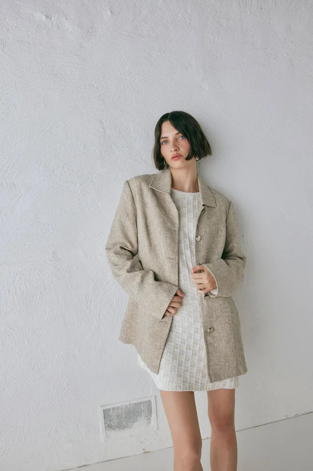 VRG GRL Esti Jacket Wheat Women Sets VRG GRL Esti Jacket Wheat Women Sets