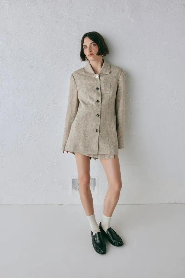 VRG GRL Esti Jacket Wheat Women Sets VRG GRL Esti Jacket Wheat Women Sets