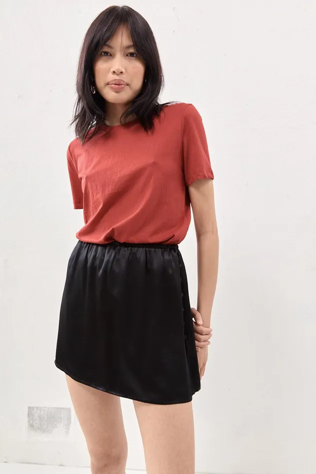 VRG GRL Freya Mini Skirt Black Women Skirts