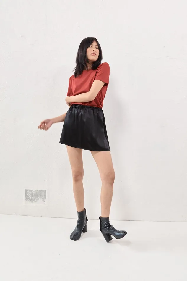 VRG GRL Freya Mini Skirt Black Women Skirts