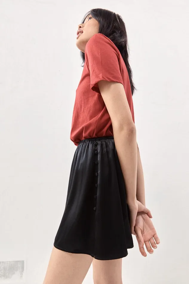 VRG GRL Freya Mini Skirt Black Women Skirts