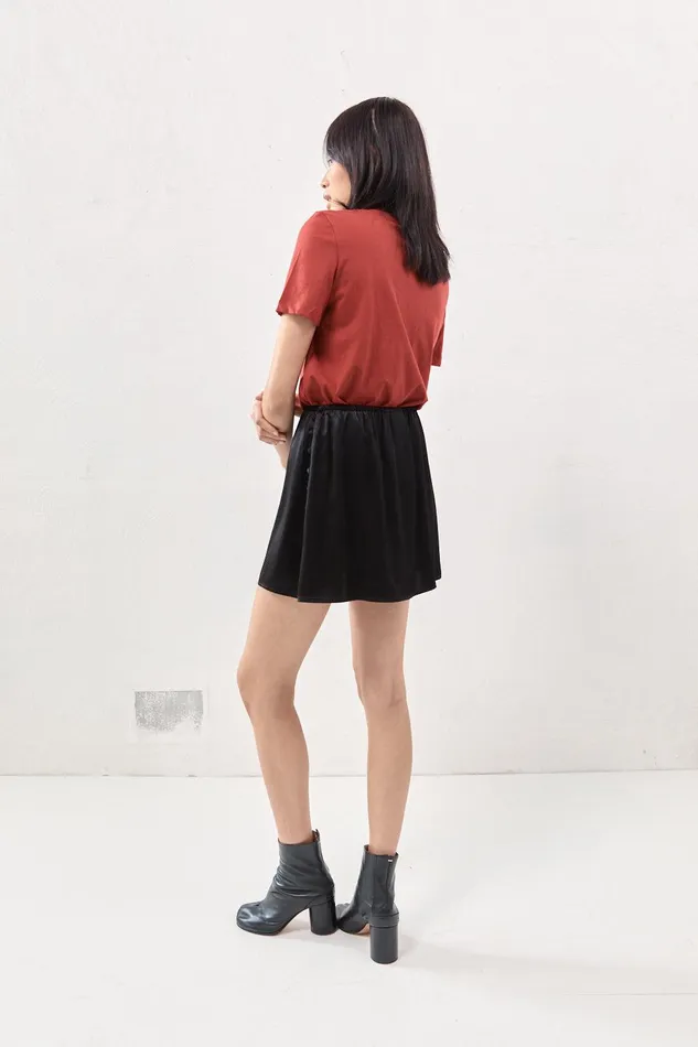 VRG GRL Freya Mini Skirt Black Women Skirts