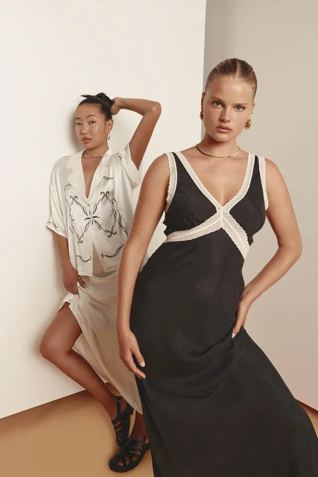 VRG GRL Meet Me On The Dance Floor Bias Cut Maxi Dress Black Women MidiMaxi Dresses